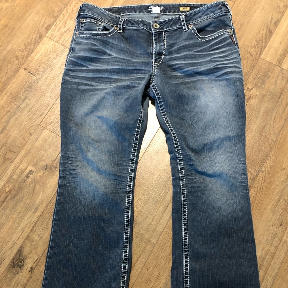 Silver Aiko Bootcut Jeans Plus size 20x33